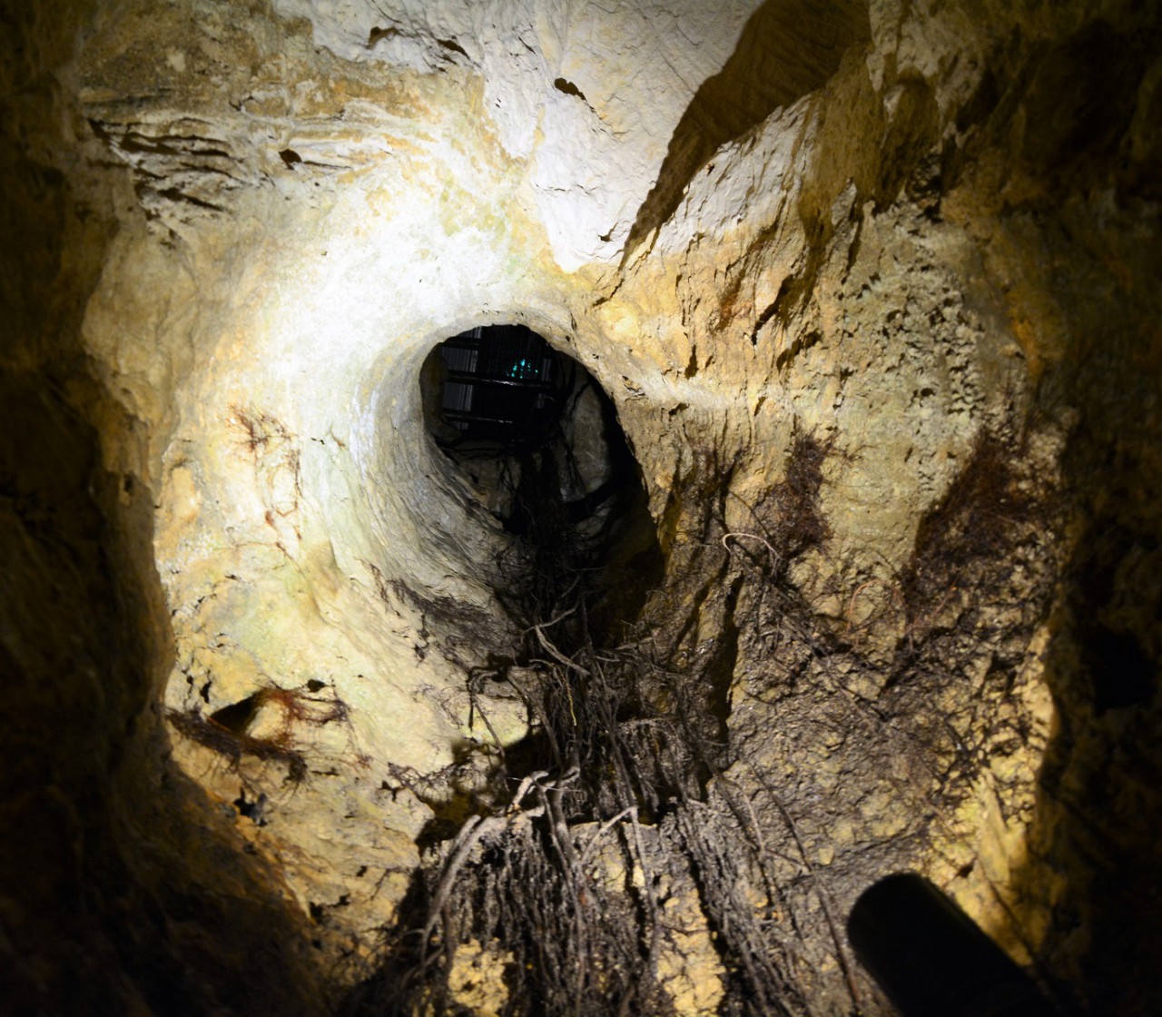 Der ursprüngliche Einstieg in die Höhle